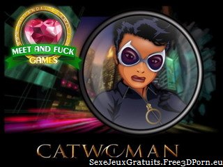 Catwoman jeu de sexe hentai avec la bande dessinée porn 2d