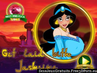Baiser avec Jasmine dans jeu de sexe gratuit de bandes dessinées