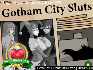 Gotham City Sluts avec Batman et le sexe de dessin animé