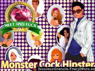 Monster Cock Hipster baise dans un jeu de la pornographie en ligne