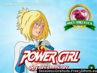 Power girl porno avec sexrue et power girl sexy