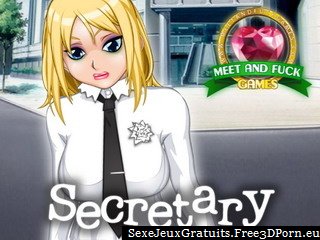 Secrétaire Hentai jeu de baise avec le bureau sexe