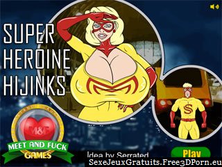 Super héroïne Hijinks jeu en ligne de baise